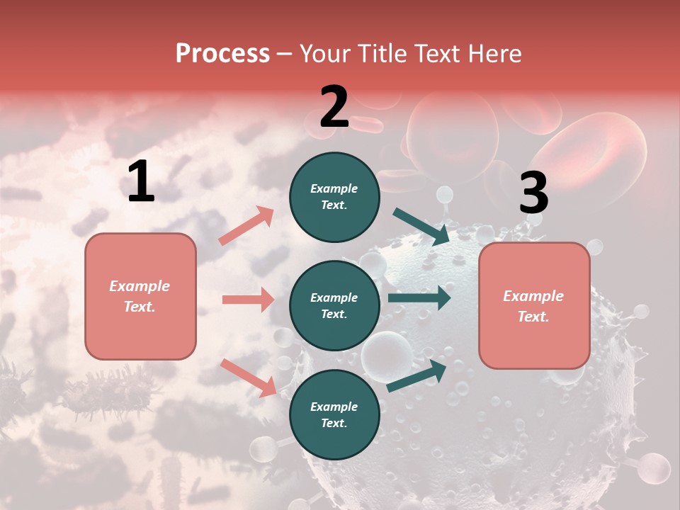 Microscopic Illness Experiment PowerPoint Template