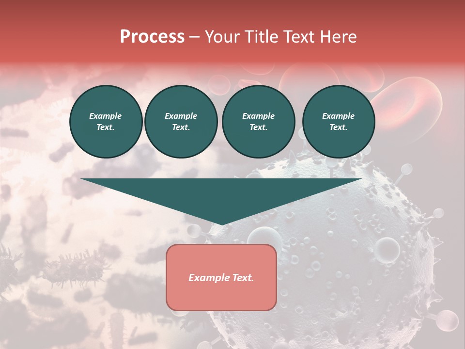 Microscopic Illness Experiment PowerPoint Template