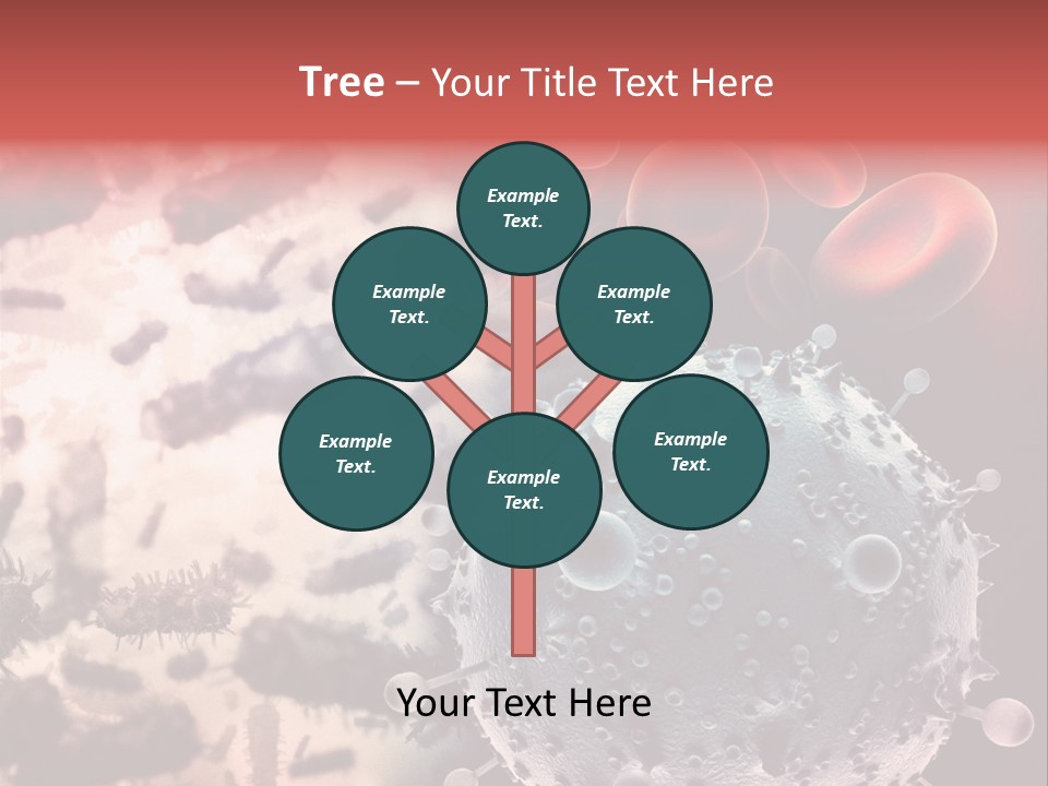 Microscopic Illness Experiment PowerPoint Template