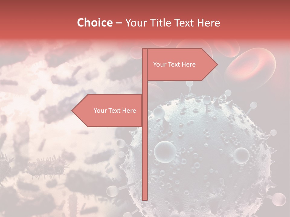 Microscopic Illness Experiment PowerPoint Template