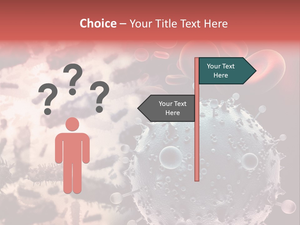 Microscopic Illness Experiment PowerPoint Template