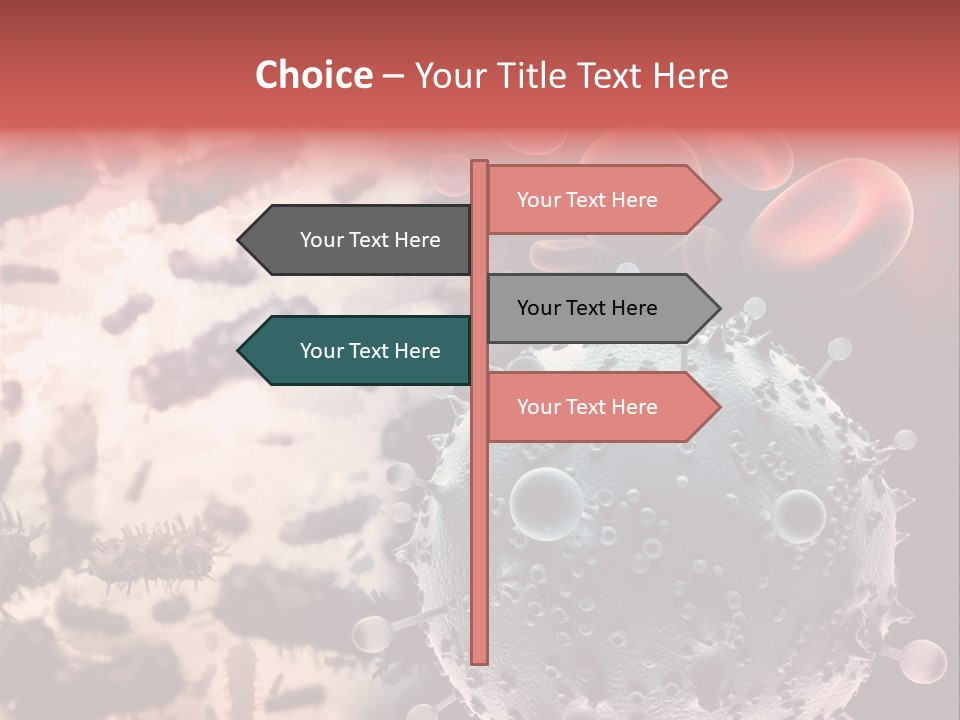 Microscopic Illness Experiment PowerPoint Template