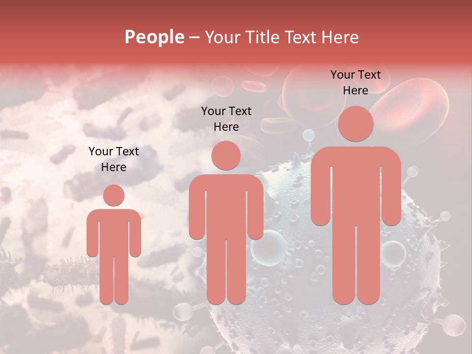 Microscopic Illness Experiment PowerPoint Template