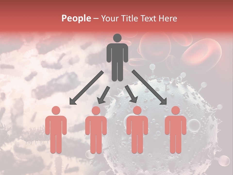 Microscopic Illness Experiment PowerPoint Template