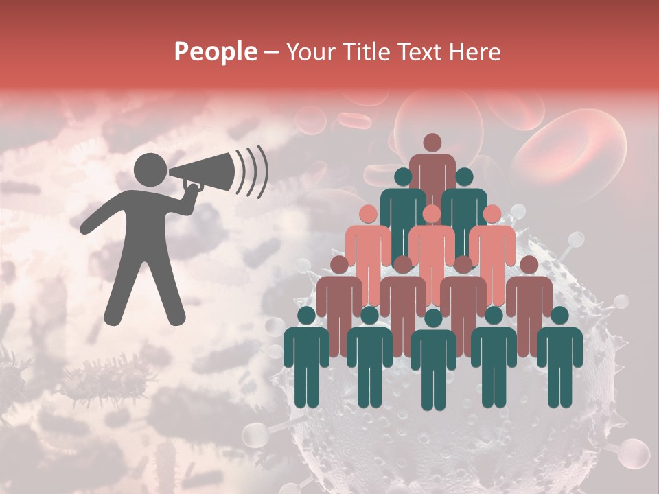 Microscopic Illness Experiment PowerPoint Template