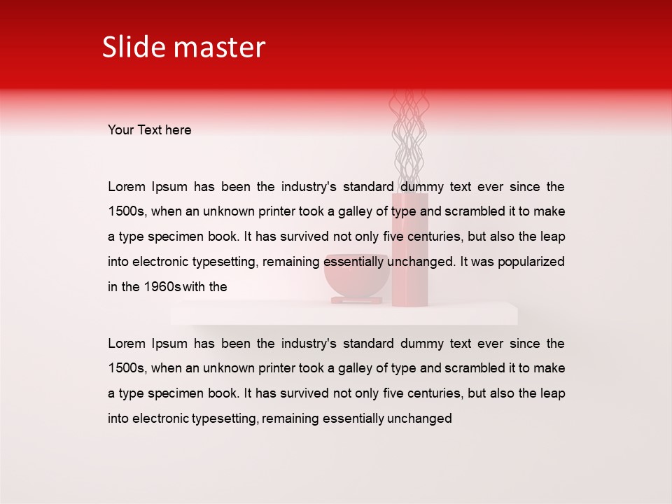 Copy Wall Domestic PowerPoint Template