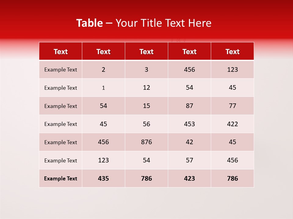 Copy Wall Domestic PowerPoint Template