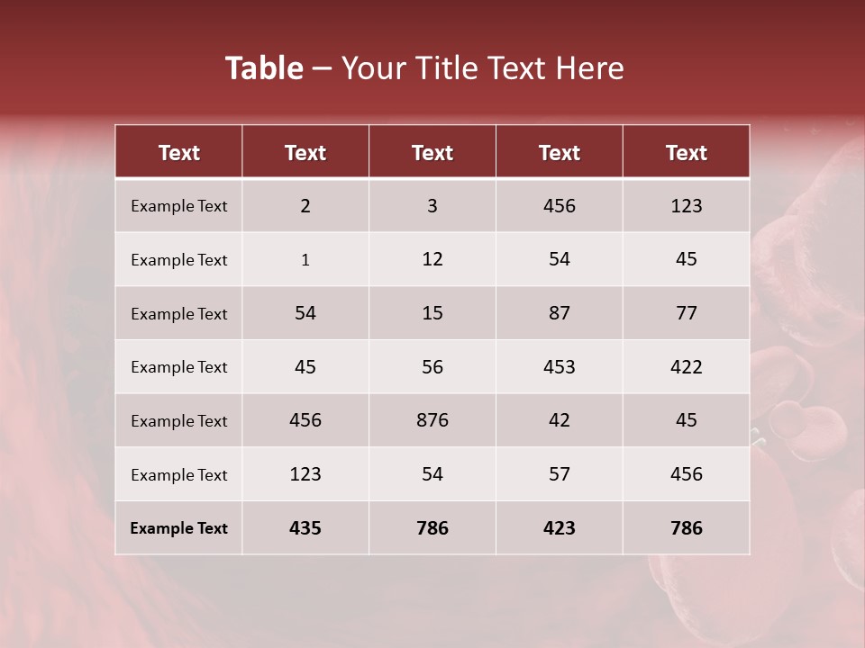Aids Blood Coagulate PowerPoint Template