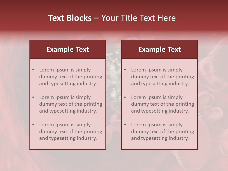 Aids Blood Coagulate PowerPoint Template