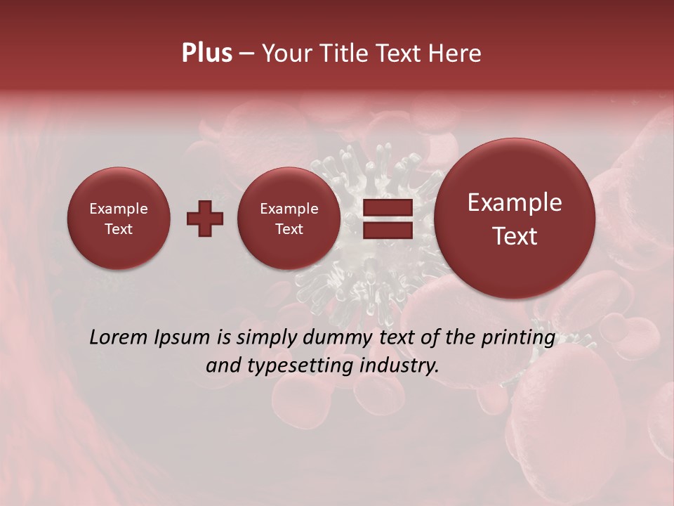 Aids Blood Coagulate PowerPoint Template