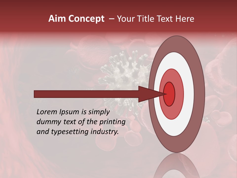Aids Blood Coagulate PowerPoint Template