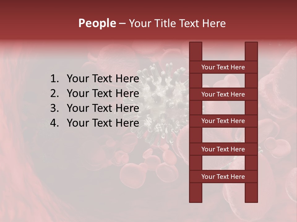 Aids Blood Coagulate PowerPoint Template