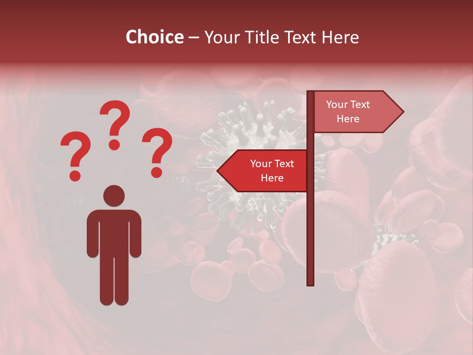 Aids Blood Coagulate PowerPoint Template