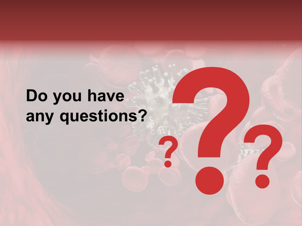 Aids Blood Coagulate PowerPoint Template