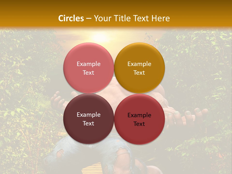 Human Man Hero PowerPoint Template