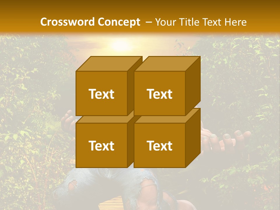 Human Man Hero PowerPoint Template