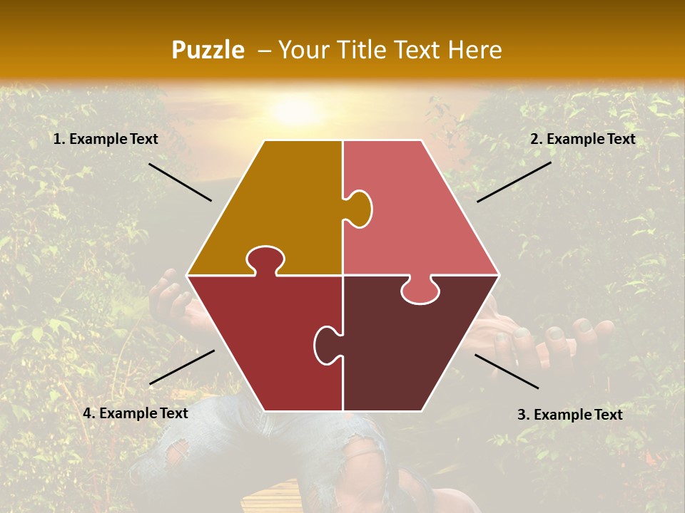 Human Man Hero PowerPoint Template