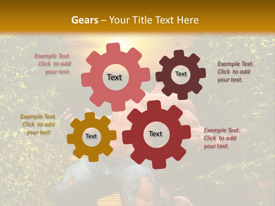 Human Man Hero PowerPoint Template