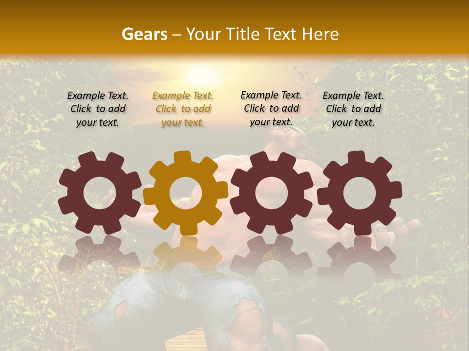 Human Man Hero PowerPoint Template