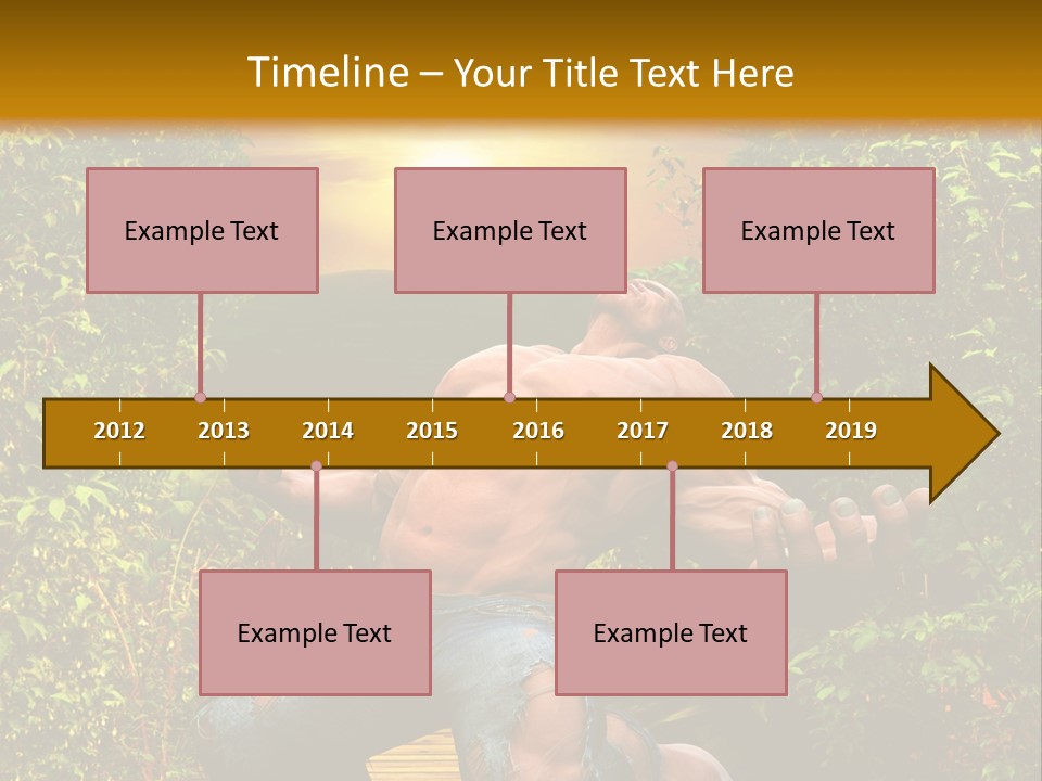 Human Man Hero PowerPoint Template