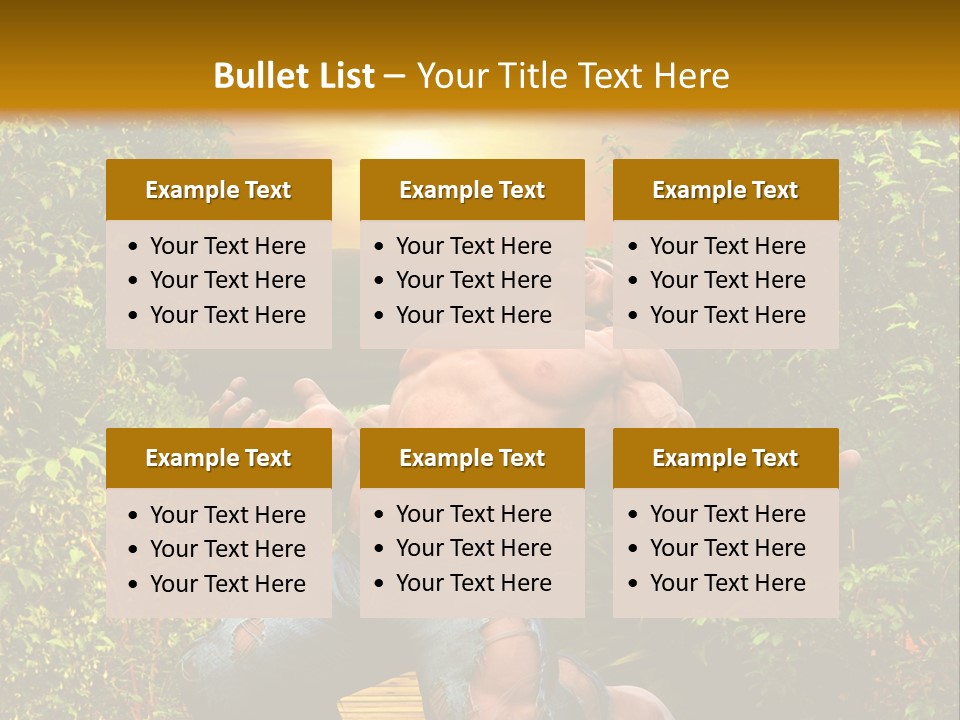Human Man Hero PowerPoint Template
