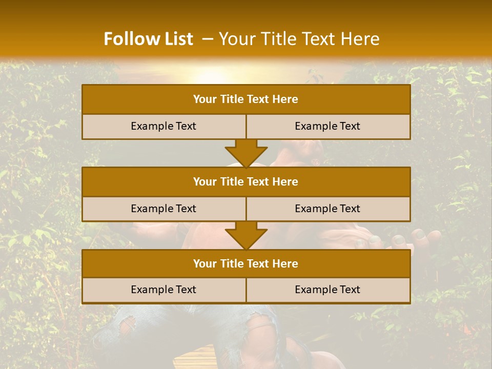 Human Man Hero PowerPoint Template