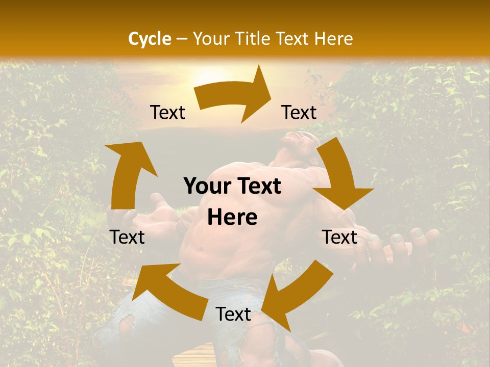 Human Man Hero PowerPoint Template