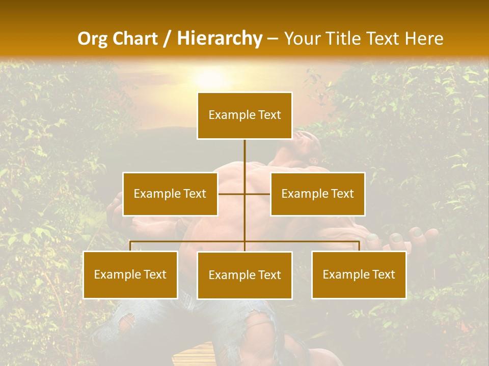 Human Man Hero PowerPoint Template