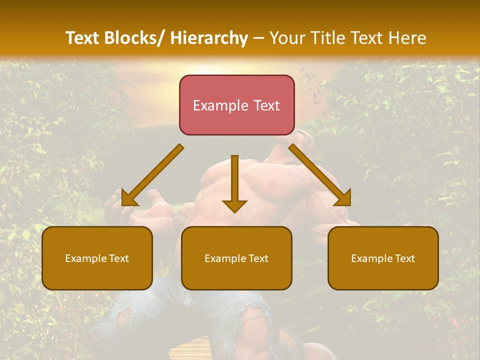 Human Man Hero PowerPoint Template
