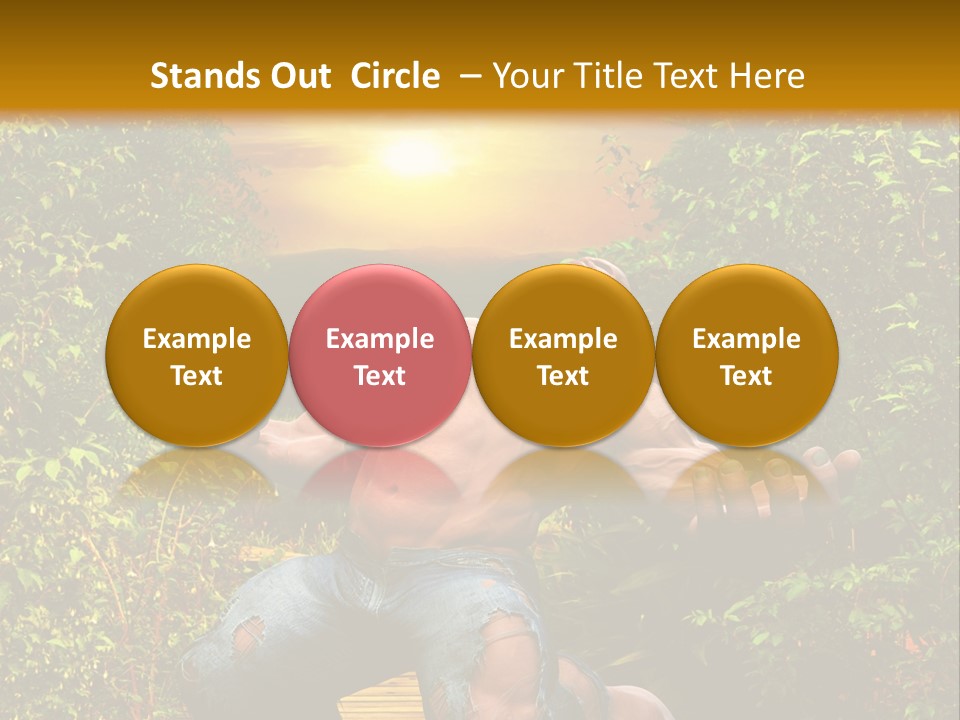 Human Man Hero PowerPoint Template