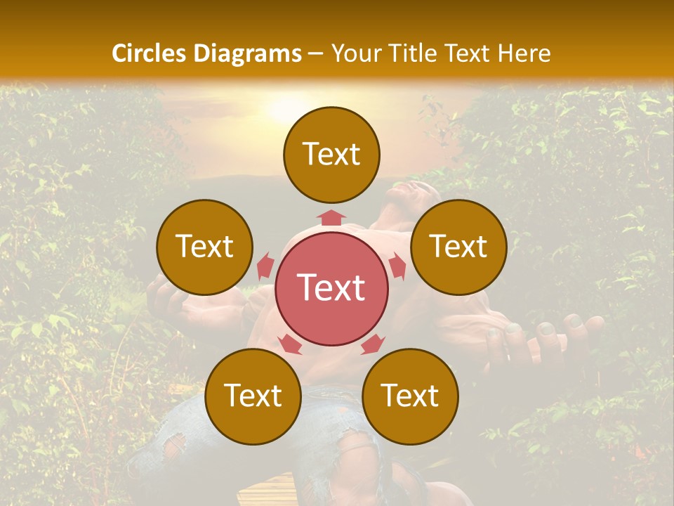 Human Man Hero PowerPoint Template