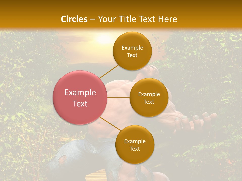 Human Man Hero PowerPoint Template