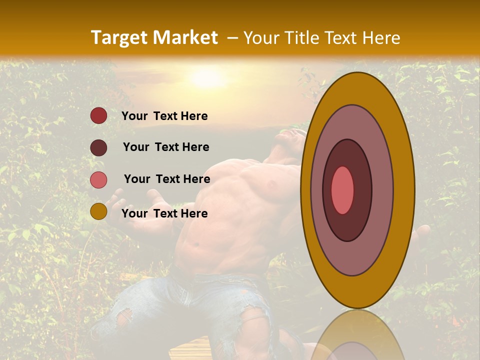 Human Man Hero PowerPoint Template