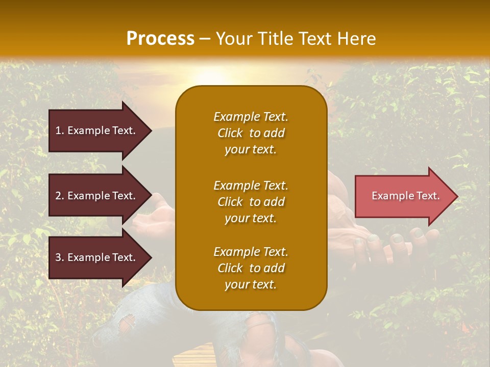 Human Man Hero PowerPoint Template