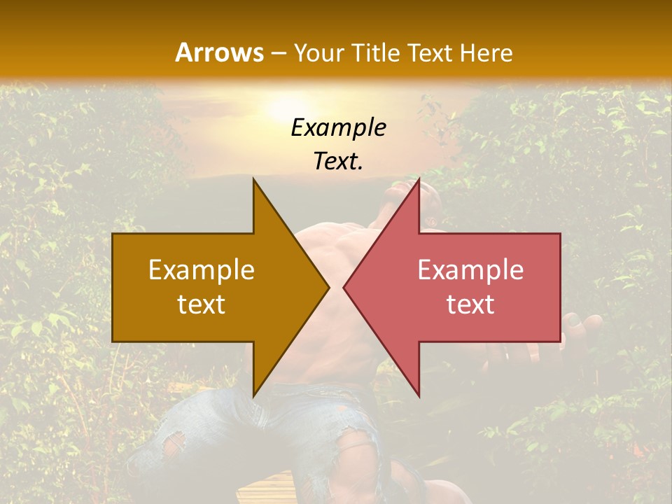 Human Man Hero PowerPoint Template