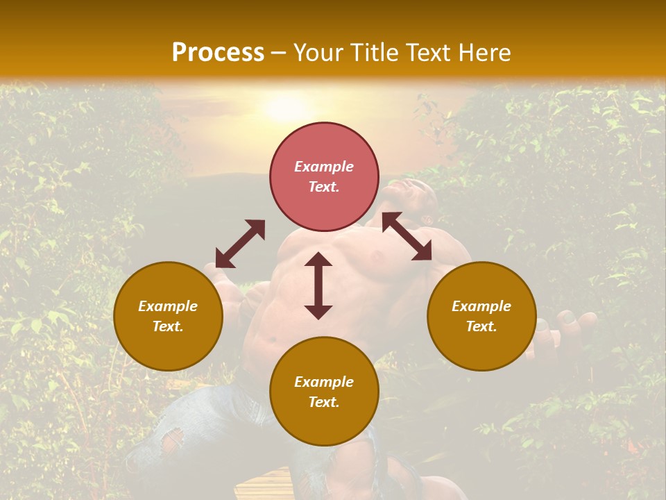 Human Man Hero PowerPoint Template