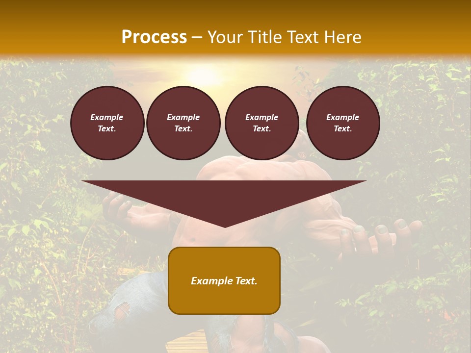 Human Man Hero PowerPoint Template