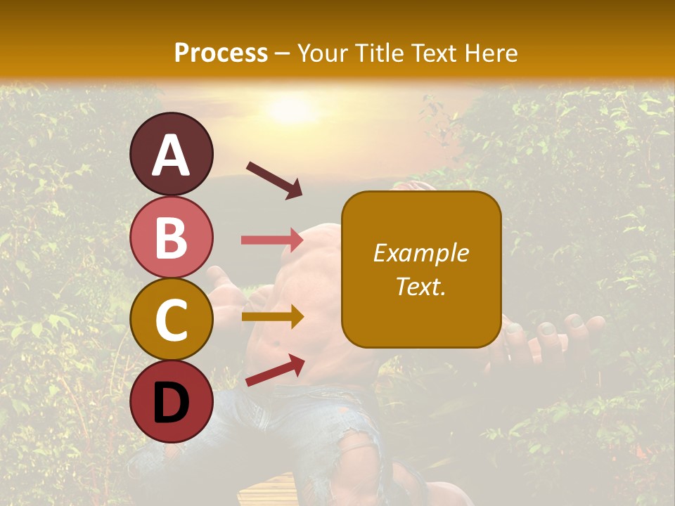 Human Man Hero PowerPoint Template