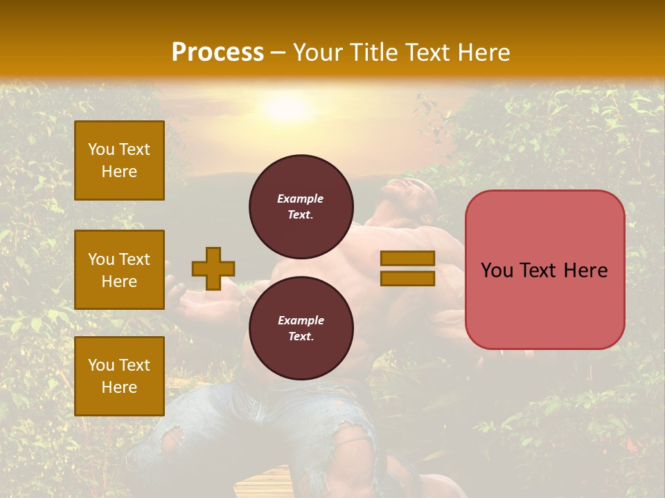 Human Man Hero PowerPoint Template