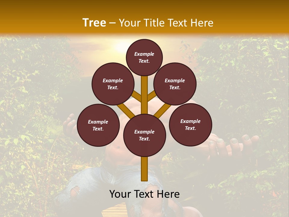 Human Man Hero PowerPoint Template