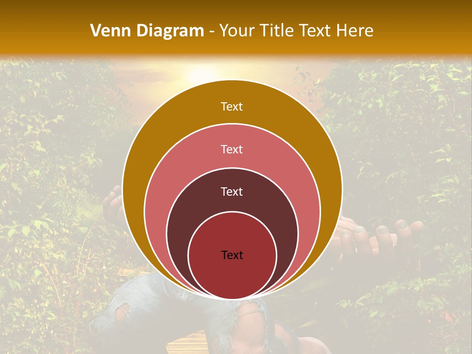Human Man Hero PowerPoint Template