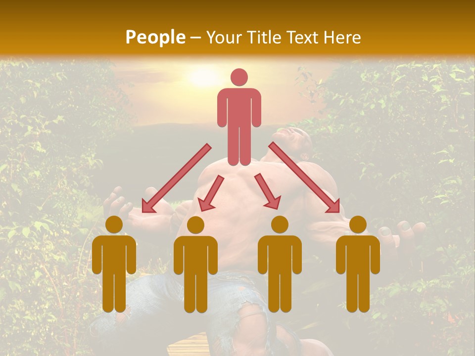 Human Man Hero PowerPoint Template