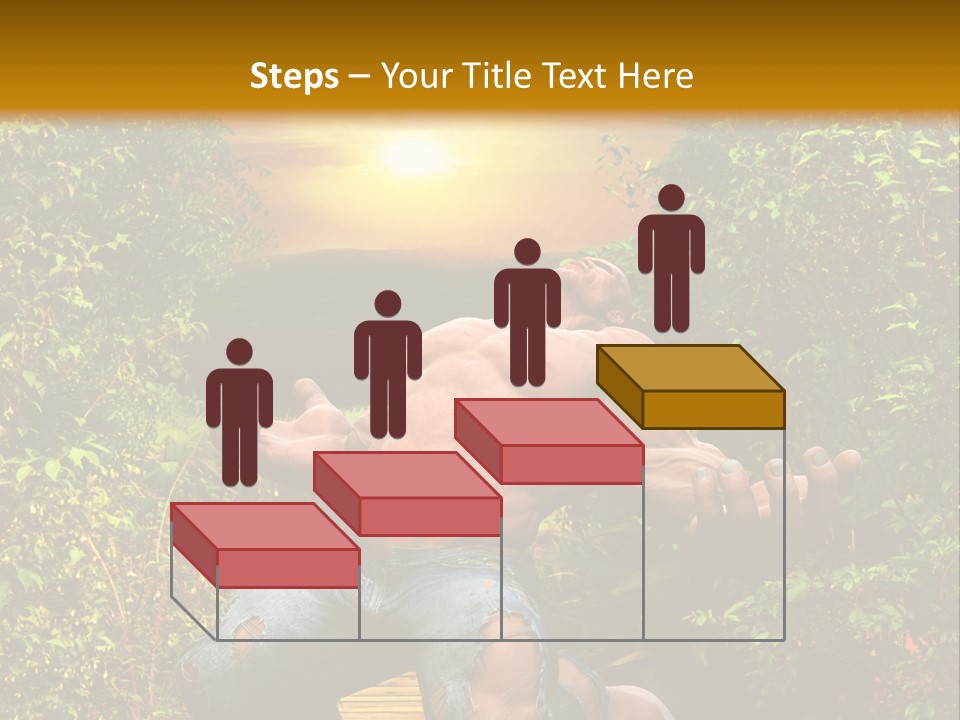 Human Man Hero PowerPoint Template