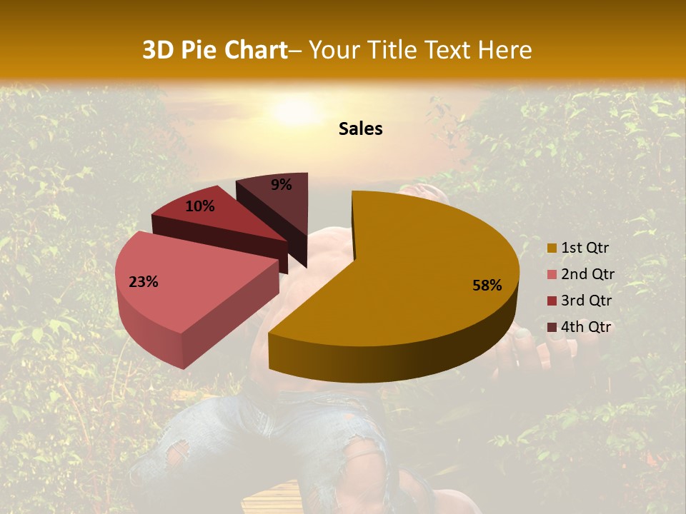 Human Man Hero PowerPoint Template