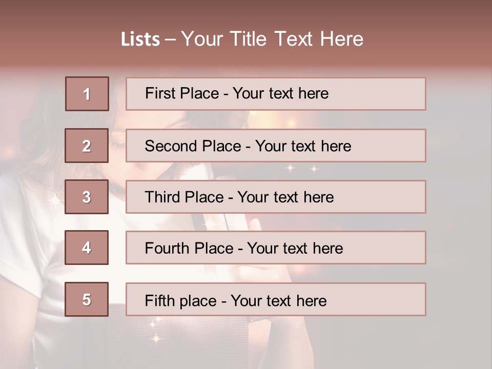 Evening Package Gift PowerPoint Template