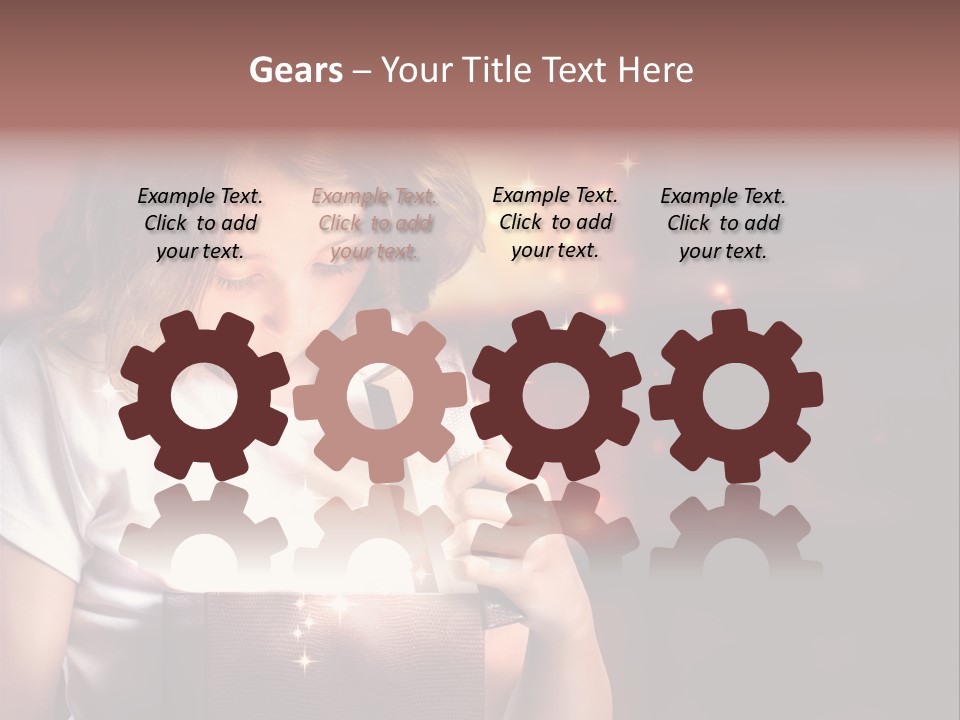 Evening Package Gift PowerPoint Template