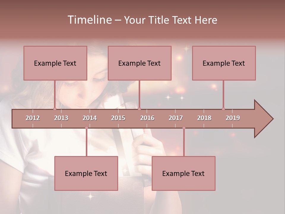 Evening Package Gift PowerPoint Template