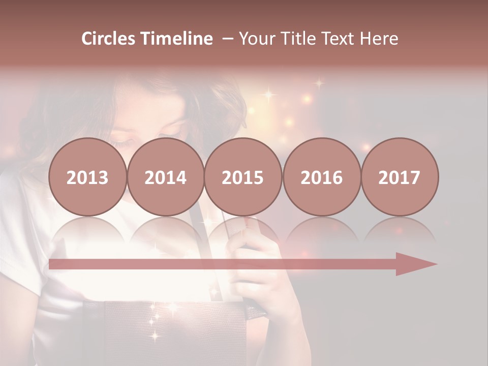 Evening Package Gift PowerPoint Template