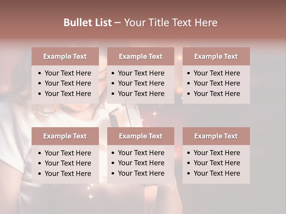 Evening Package Gift PowerPoint Template