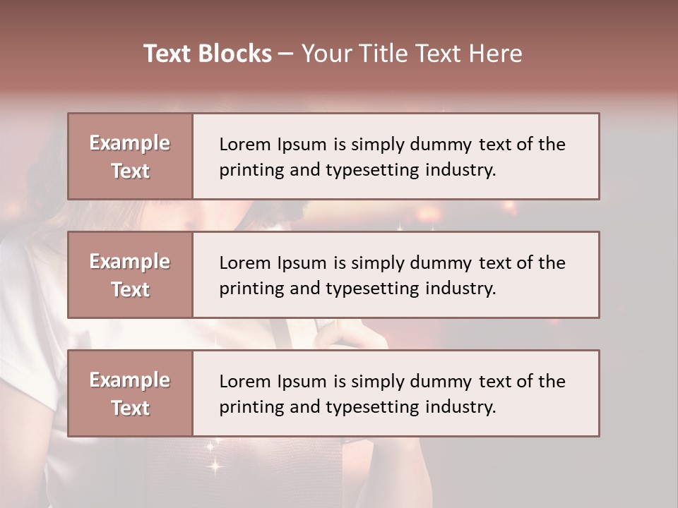 Evening Package Gift PowerPoint Template